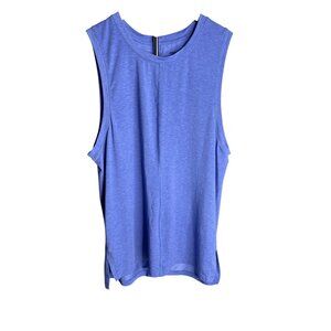 Nike Dri-Fit Men's Purple Yoga Slim-Fit Sleeveless Tank M